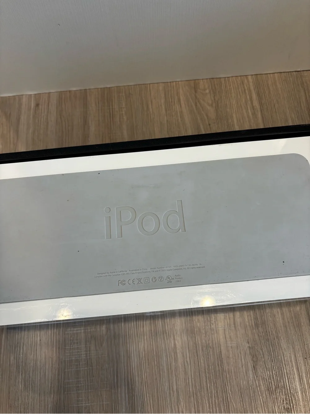 Apple iPod Hi-Fi Wired Speaker A1121 Dock System White Bluetooth adapter works